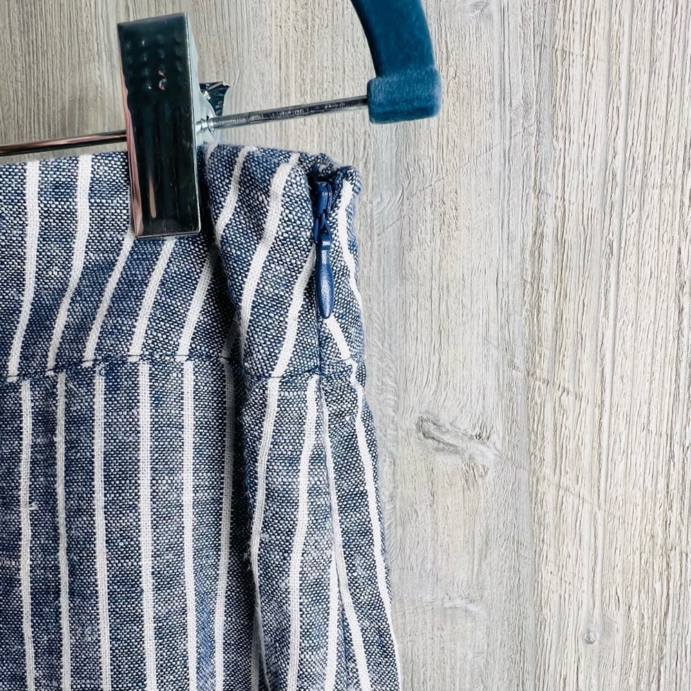 Free People Navy Striped Sleeveless Pantsuit - Picture 8 of 15